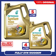 (5L/4L) Petronas Syntium 7000 0W40 SN Fully Synthetic Engine Oil 10000KM 0W-40 TOYOTA NISSAN PROTON PERODUA BENZ AUDI