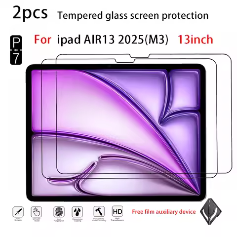 2pcs Screen Protector Tempered Glass For iPad Pro Air 11 13 inch 2024 Air 6 A2899 A2903 A2837 A2926 