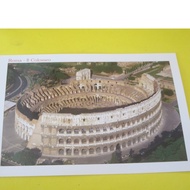 Rome Postcard, Italy, Travel, Landscape, City, Italian , IL COLOSSEO/THE COLOSSEUM .