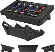 ULANZI D200H Deck Dock Stream Controller & USB C Docking Station with Stand Base, 14 Keys Macro Keyb