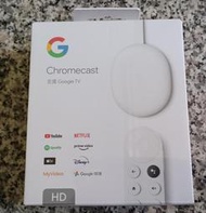 公司貨 Google Chromecast HD版 4代 Google TV 串流媒體播放器 電視棒