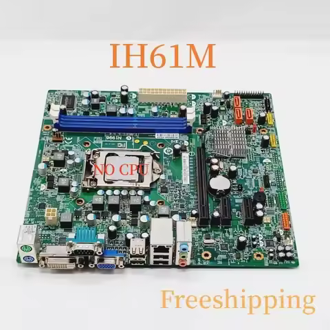 For Lenovo ThinkCentre M4350 M4330 M4380 Motherboard IH61M V1.0 LGA1155 H61 DDR3 Mainboard, 100% Tes