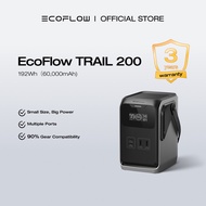 EcoFlow Trail 200 DC Portable Power Station, 192Wh Ultra-light LFP Battery Bank with Handle, 220W So