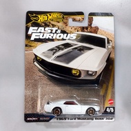 Hot Wheels Fast & Furious #4 1969 Ford Mustang Boss 302