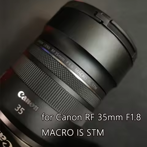 RF 35mm Metal Lens Hood Compatible Canon RF 35mm F1.8 MACRO IS STM Lens for Canon EOS R RP Ra R5 R6 