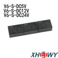 1-5PCS V6-S-DC5V DC5C V6-S-DC12V DC12V V6-S-DC24V DC24V relay replaces HF7520-012-HSTP SPA-S-112DM2 