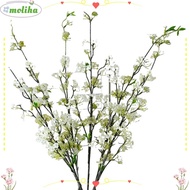 MOLIHA Artificial Flowers, Snow Willow Silk Texture Decorative Flowers, Wedding Flower American Pastoral Style 103cm Artificial Flower Decoration