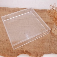 [25x25X5CM] PREMIUM ACRYLIC Wedding Dowry Frame Transparent Frame/ Glass Box Frame 25 x 25 x 5 cm