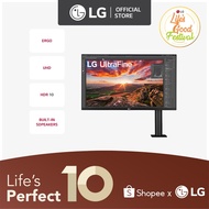 LG 32  UltraFine Ergo 4K Monitor 32UN880-B 32 Inch UHD   IPS Display Monitor   Ergonomic Design