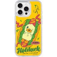 聯名系列火腿小黃鴨iPhone16 Samsung S25氣墊標準防摔鏡面手機殼