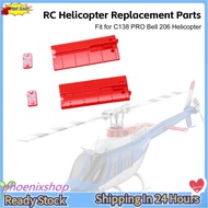 Phoenixshop RC Helicopter Tail Stabilizer Spare Part Replacement for ERA C138 PRO Bell 206 Remote Co
