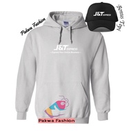 Bonus Topi Hoodie Distro JNT Express Sweater Pria Wanita Tebal Import Premium Polos Cewek Cowok Kere