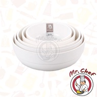 Mr.Chef Korean Melamine Bowl Thick Edge Cup Size 12 14 16.5 17.7 19.2 cm For Ramen Noodles