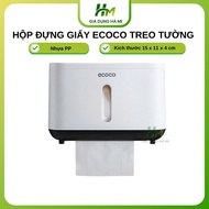 Ecoco wall-mounted toilet paper holder, sturdy and convenient wall-mounted waterproof ecoco paper ho