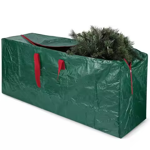 Christmas Tree Storage Bag Large Travel Organizer Foldable Xmas Decoration Wreath Storage Bag Multif