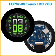 Waveshare ESP32-S3 2.8inch IPS Touchscreen Round LCD Development Board 32-bit LX7 Processor ESP32 Di