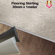 Vinyl Floor Skirting/Floor Closing Strips/Floor Trimming Strips/Side Bar Side Skirting PVC Skirting Lantai