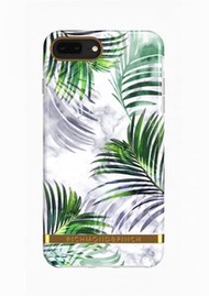 Richmond & Finch - iPhone 6 Plus/7 Plus/8 Plus手機保護殼WHITE MARBLE TROPICS 白石雨林 - GOLD DETAILS (IP678-6