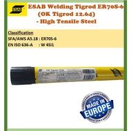 ESAB Welding Tig Rod ER70S-6 (OK Tigrod 12.64) - High Tensile Steel -- ER70S
