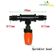 BPS 10mm - 10mm 1-door cam mist nozzle