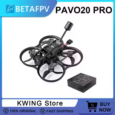 Pavo20 Pro BETAFPV Brushless Whoop Quadcopter F4 2-3S 20A V1 Flight Controller 1104 7200KV Motor Sui