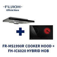 FUJIOH FR-MS1990R Slim Cooker Hood (Recycling) and FH-IC6020 Induction &amp; Ceramic Hybrid Hob