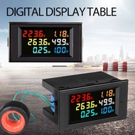 D69-2058 Voltmeter Current Power Factor Active KWH Electric Energy Frequency Meter Digital LCD VOLT 