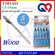 Q9-T101AO (5 PCS) Q9 JIG SAW BLADE ~ Fine curved 1.5-15mm T101AO