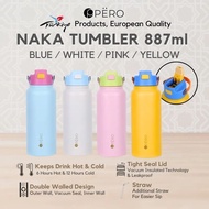 Pero Naka Tumbler 887ML Vacuum Tumbler Drinking Bottle 887ml Heat and Cold Resistant 887ML