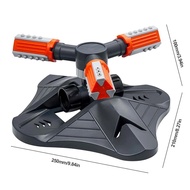 花園灑水器塑膠灌溉草坪灑水器自動360度旋轉噴水器澆水灌溉裝置