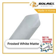 ✺▤Solrex Window Film (Tint) - Frosted White Matte