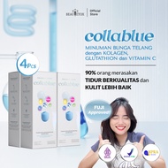 CONTENTS 4 BOXES BEAUTETOX Collablue Butterfly Pea Flower Drink Bird's Nest Vitamin C Glutathione Co