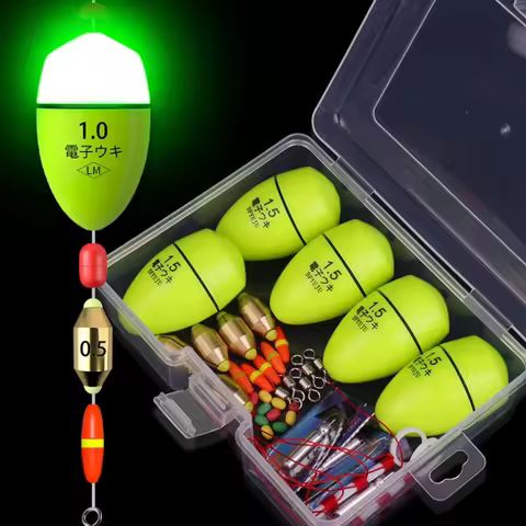 1PC 0.5-5.0 Electronic Glow Float Wave Rocky Fishing Luminous Float Bright Fishing Float Night Sea F