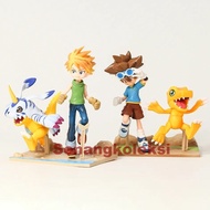 FIGURE DIGIMON ADVENTURE TAICHI/AGUMON YAMATO/GABUMON TOPPER