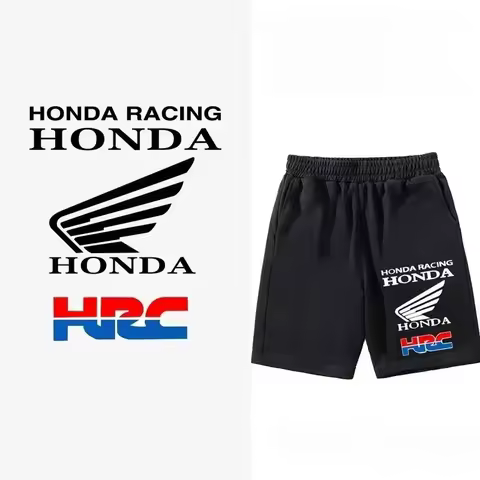 Honda Factory Men's and Women's Shorts Sports Casual Pants Locomotive Printed Pants Summer CBR1000RR