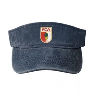 FC Augsburg logo Washed Cowboy Hollow Top Hat Simple All-Match Baseball Cap Summer Travel Sunscreen 