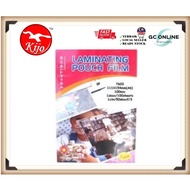 Kijo 111mmX154mm A6 Laminating Film 100Micorn / Plastik Laminate