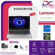[Pre-Order] LENOVO LOQ 83JE01BYSB GAMING LAPTOP(i7-13645HX 14C/16GB x1 RAM +1s/512GB SSD+1s 2280/ RT
