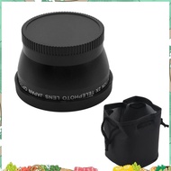 52mm 2X Magnification Telephoto Lens for  AF-S 18-55mm 55-200mm Lens Camera