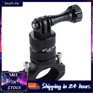 seashorehouse PULUZ 360 Degree Rotation Bicycle Aluminum Alloy Handlebar Adapter Mount Rack Holder C