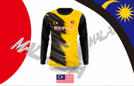 Jersey Malaysia Sport T-shirt Baju Jersi Dewasa Lengan Panjang#LS-20