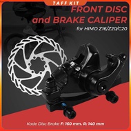 HIMO Front Disc + Brake Caliper F160 R140 for HIMO Z16/Z20/C20
