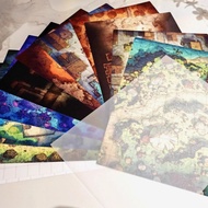 D & D Map Pack Series: Ultra-Detailed Fantasy World Multi-Terrain Map Album Dungeons and Dragons