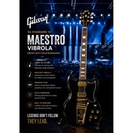 No stock need to pre order GIBSON USA LIMITED SG STANDARD '61 MAESTRO VIBROLA T-TYPE - EBONY WITH GO
