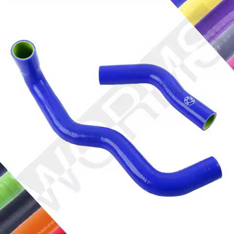 Silicone Radiator Hose Tube Kit For Toyota Hilux LN65 4Runner LN60 LN61 2.4 Diesel W 2L 4Cyl