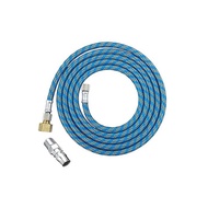 DFsucces Airbrush Hose 1.8M Nylon Braided Joint Standard 1/8 inch 1/4 inch Size Fitting Connection Hose Air Brush Air Compressor Connection (Blue)