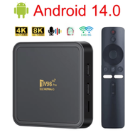 TV Box TV98 PRO Android 14 ATV H313 Quad Core 5G Dual Wifi 8K 4K Media Player รองรับรีโมทคอนโทรลเสีย