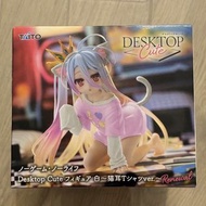 TAITO -《NO GAME NO LIFE 遊戲人生》Desktop Cute 白～貓耳T恤ver.～ Renewal（夾出物） （沙田）