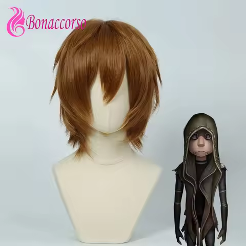 Fifth Personality Naib Subedar Anime Coser Cosplay Wig Synthetic Short Straight Wig Heat Resistant F