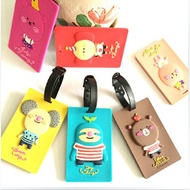 2 pcs Cute little cartoon luggage tag ezlink card holders